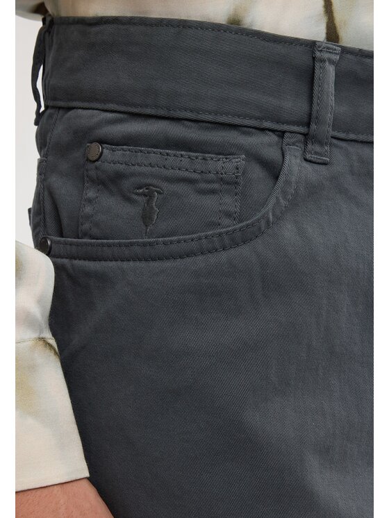 Trussardi Trussardi Pantaloni di tessuto P700H004766N027 Grigio Regular Fit