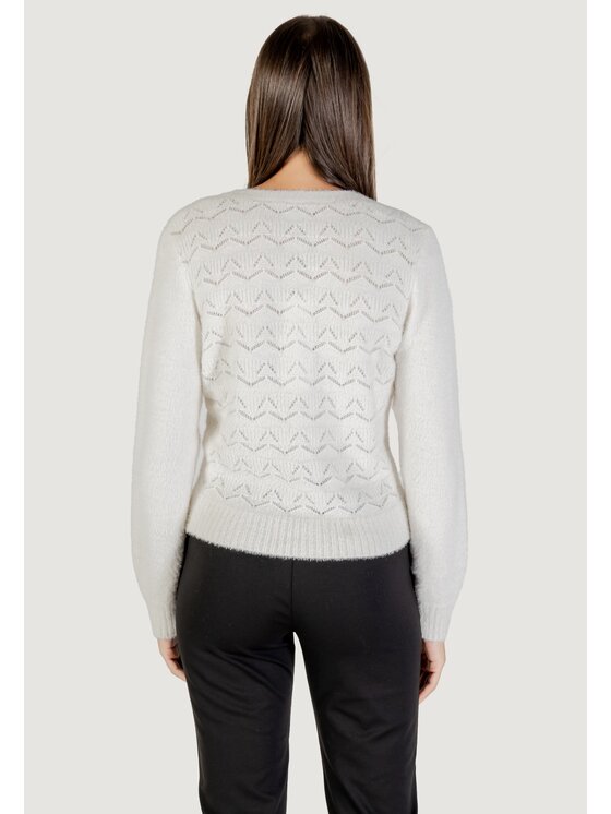 Morgan De Toi Morgan De Toi Cardigan 252-MLILY Bianco Casual Fit