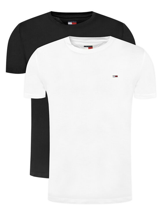 Tommy Jeans Tommy Jeans 2er-Set T-Shirts DM0DM21344 Bunt Slim Fit