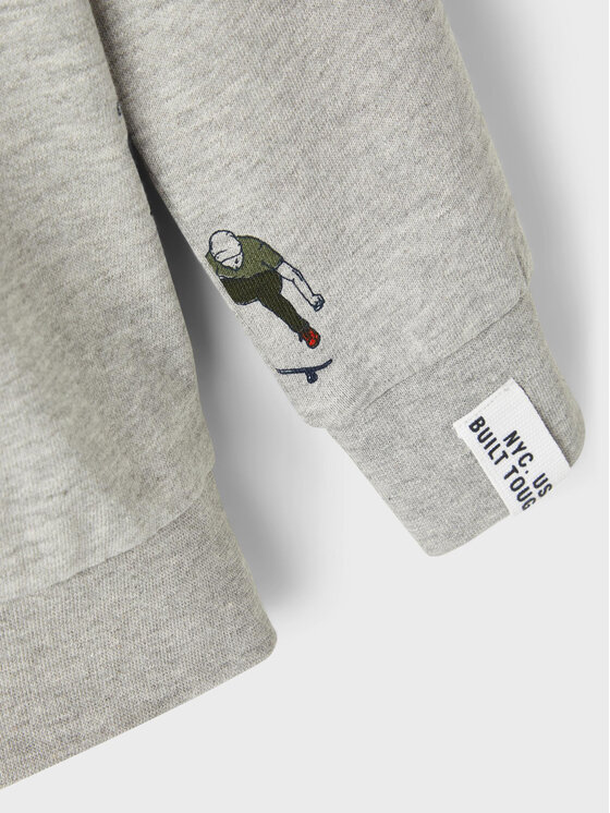 NAME IT NAME IT Суитшърт 13205752 Сив Regular Fit