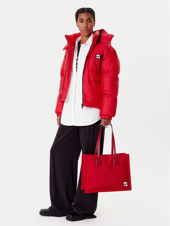 KARL LAGERFELD KARL LAGERFELD Zimné bundy A3W15020 Červená Regular Fit