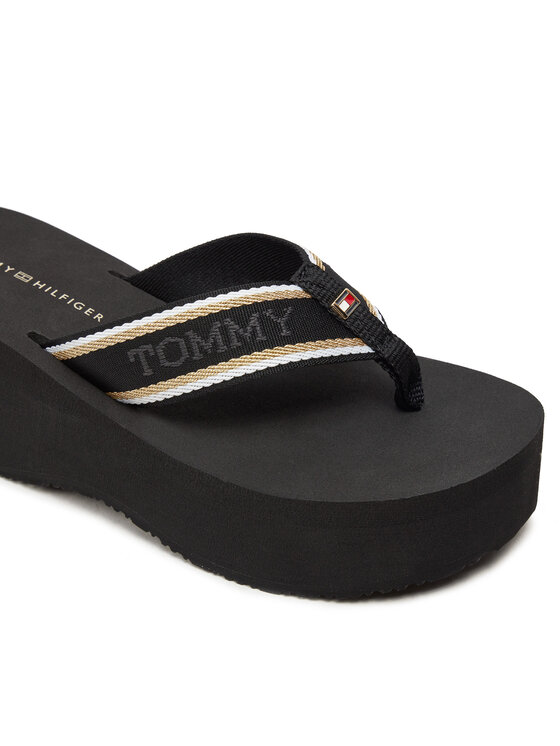 Tommy Hilfiger Tommy Hilfiger Σαγιονάρες Im Platform Beach Sandal FW0FW08236 Μαύρο