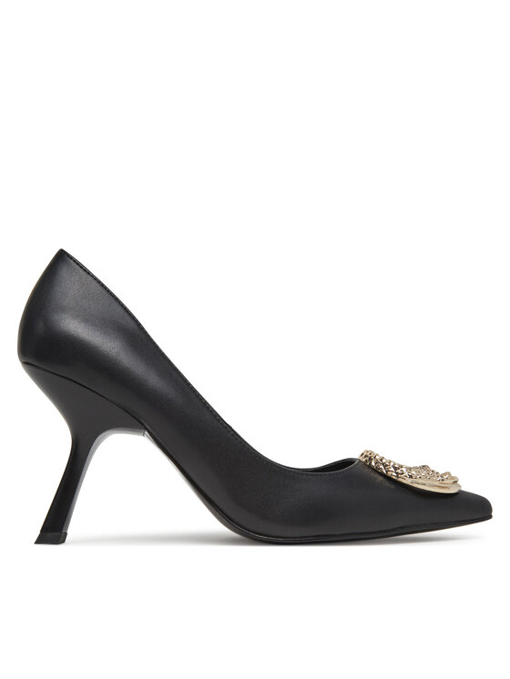 Pantofi cu toc subțire Just Cavalli 78RA3S16 ZPA33 Negru