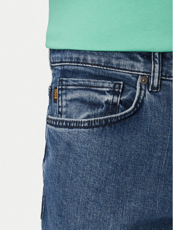 BOSS BOSS Jeansy 50559869 Granatowy Skinny Fit