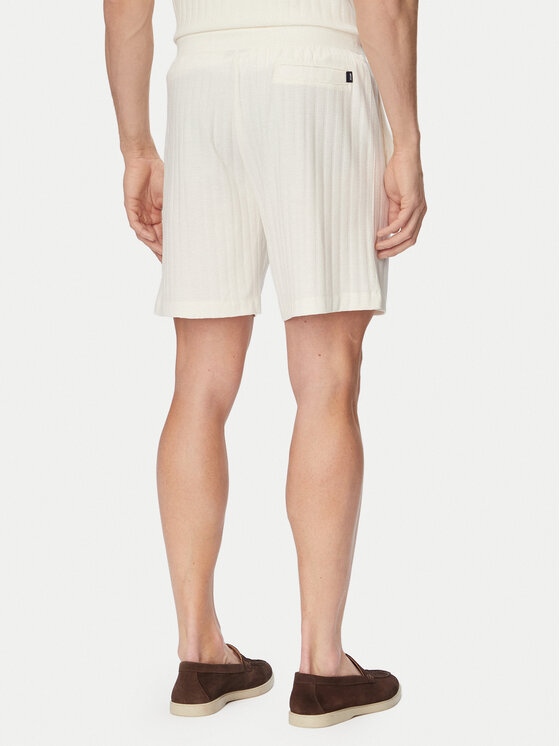 JOOP! JOOP! Šortky z materiálu Juanito 30104273 Krémová Regular Fit