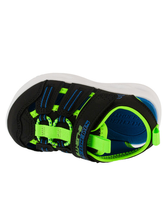 Skechers Skechers Sandały Skechers S-Lights: Sola Glow Sandal - Hyper-Coast Czarny