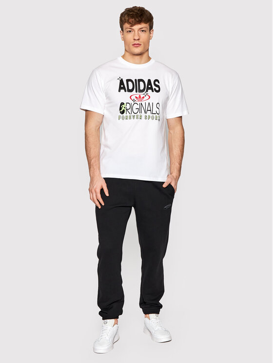 T-shirt Forever Sport HC2123 Bianco Regular Fit