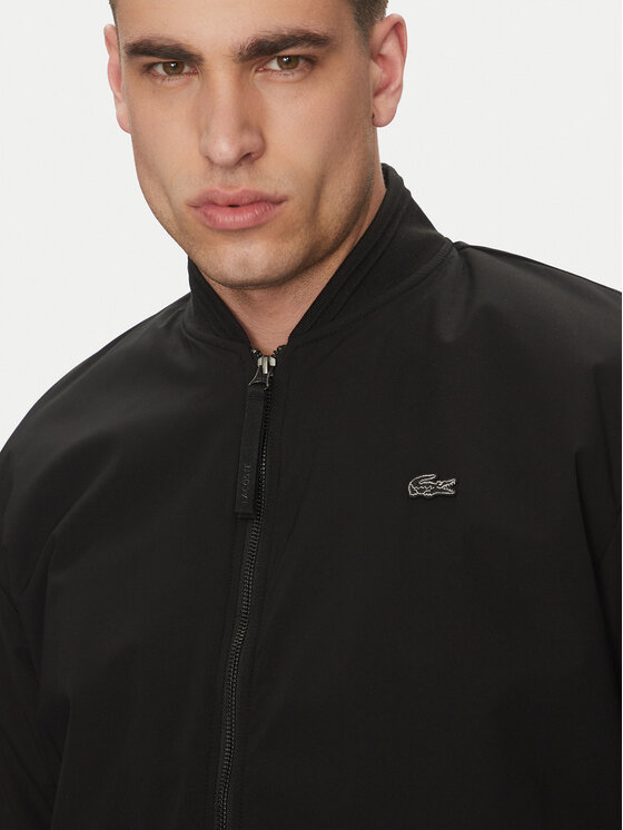 Lacoste Lacoste Geacă bomber BH8904 Negru Regular Fit