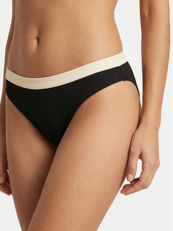 Seafolly Seafolly Bikini-Unterteil Band Wave 40368-305 Schwarz