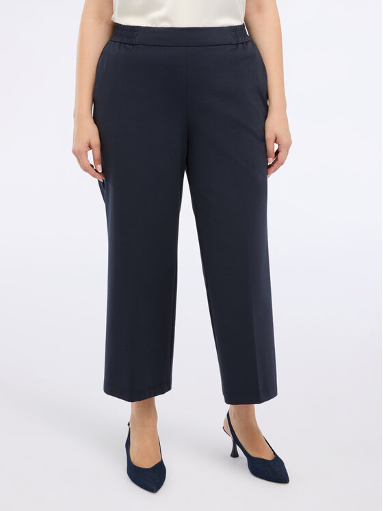 Fiorella Rubino Fiorella Rubino Pantaloni di tessuto P130L002206N034 Blu Cropp Fit