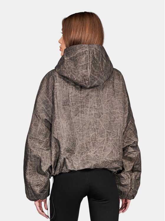 MADE BY SOCIETY MADE BY SOCIETY Kurtka anorak Graven - J27725 Brązowy Basic Fit