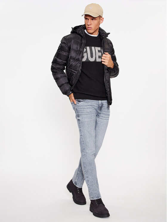Guess Guess Džemper M3BR50 Z38V2 Crna Regular Fit
