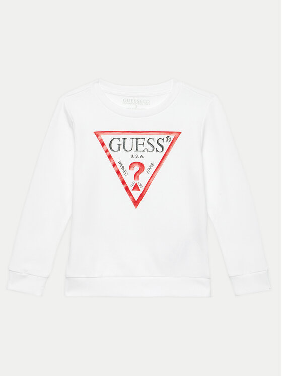 Guess Bluză N73Q10 KAUG0 Alb Regular Fit