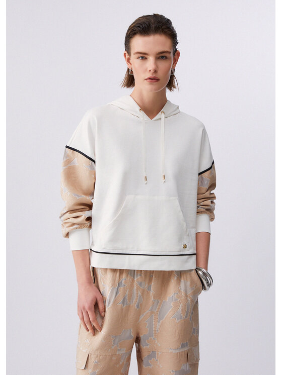 Liu Jo Liu Jo Felpa TA6198FS090C3883 Beige Regular Fit