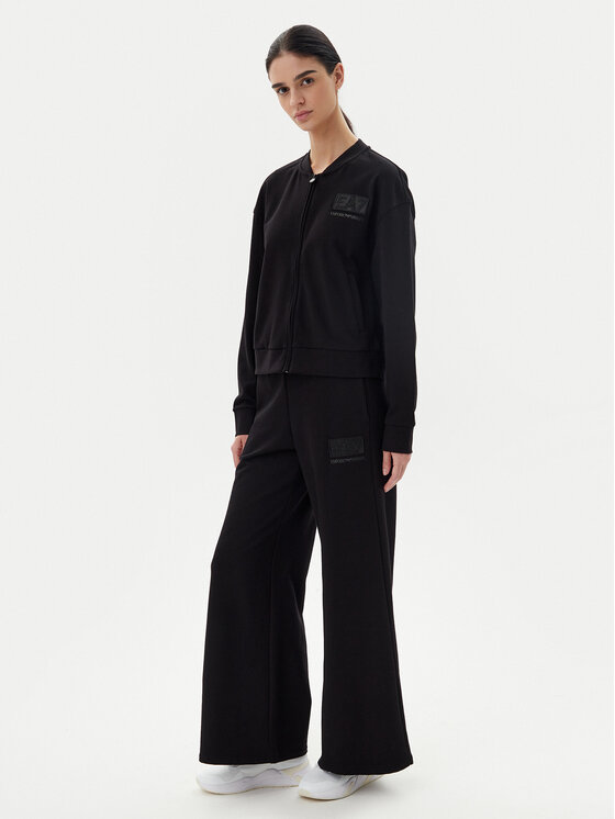 EA7 Emporio Armani EA7 Emporio Armani Teplákové kalhoty 7W000179 AF12473 UC001 Černá Wide Leg
