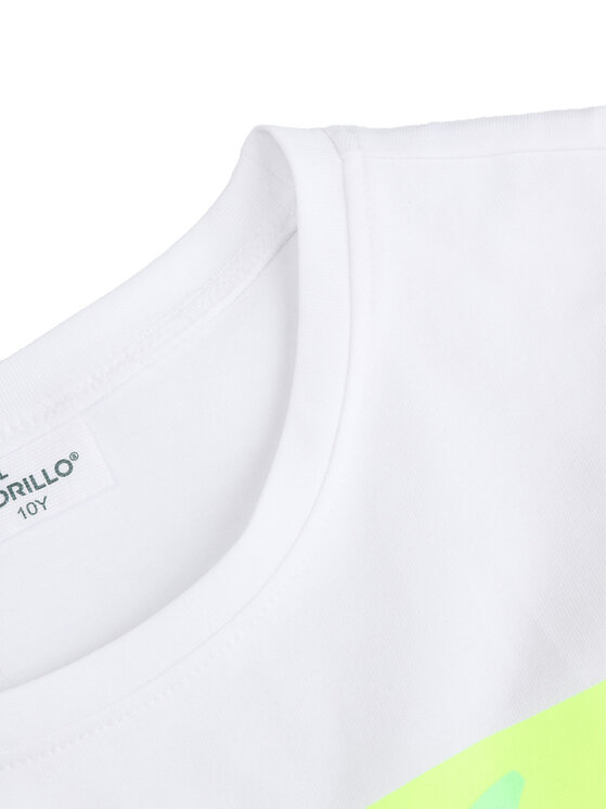 Coccodrillo Coccodrillo Tričko WC5143204VGD Biela Regular Fit