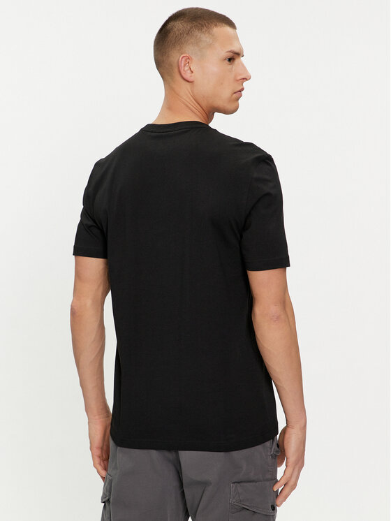 BOSS Boss Tričko Te_Cassatte 50516003 Čierna Regular Fit