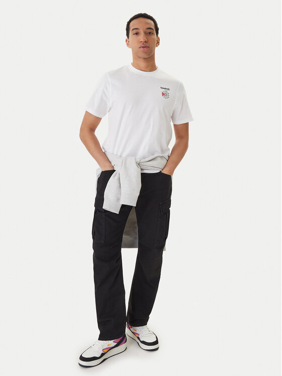 Reebok Reebok Póló Greyson RK25568CCM Fehér Regular Fit