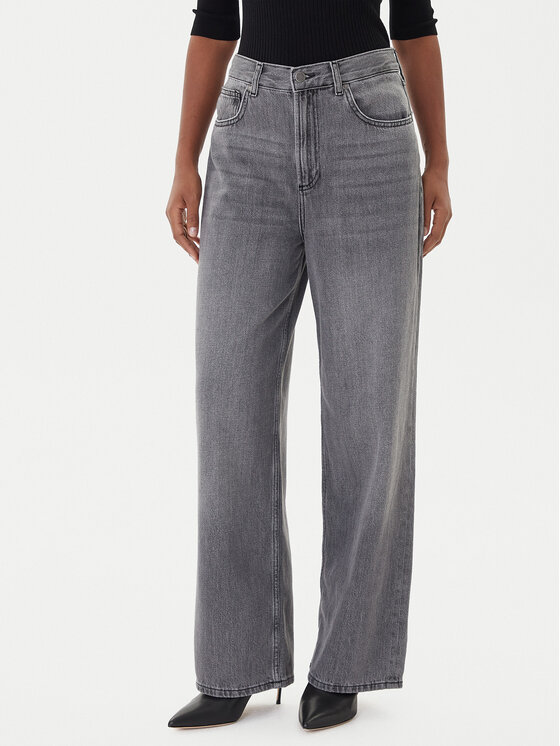 Liu Jo Liu Jo Jeans hlače UF5284 DS048 Siva Baggy Fit