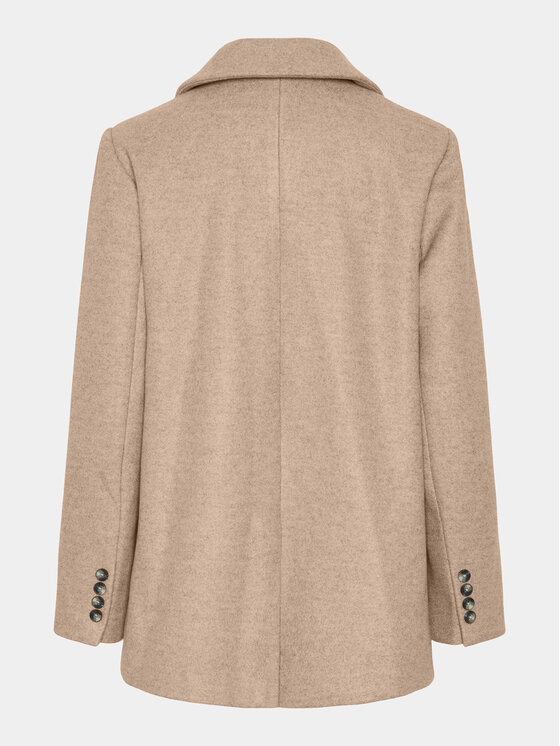YAS YAS Płaszcz przejściowy Ignite 26032855 Beżowy Regular Fit