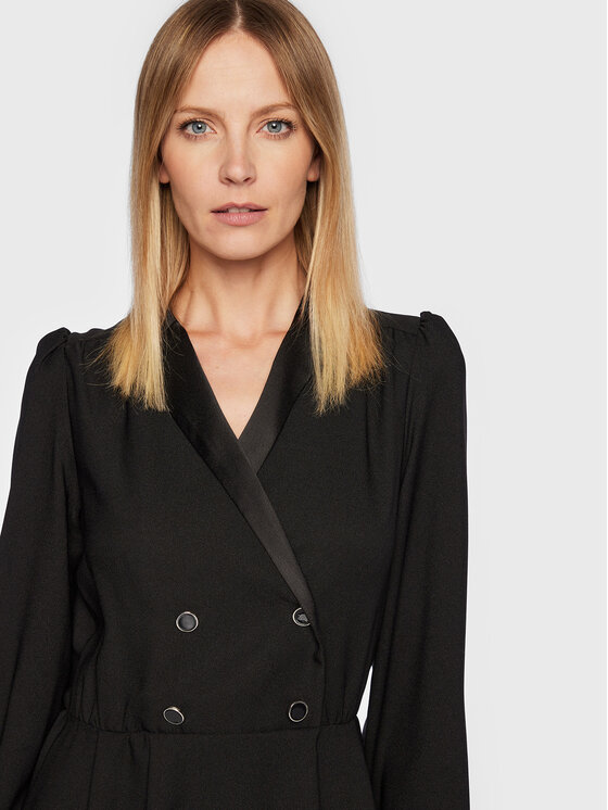 NAF NAF NAF NAF Коктейльна сукня Kalet THNR51 Чорний Regular Fit