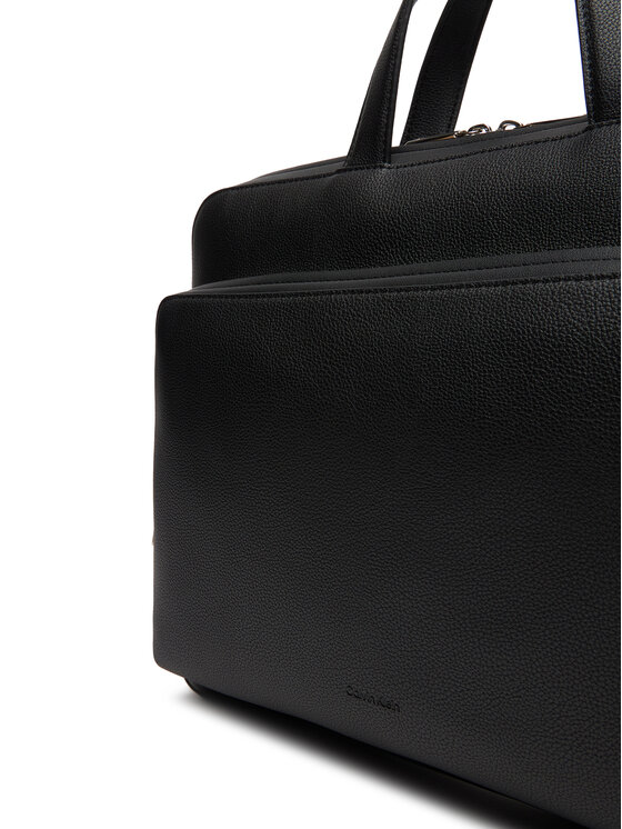 Calvin Klein Calvin Klein Brašna na notebook Micro Pebble Slim Briefcase 36 LV04D3012G Černá