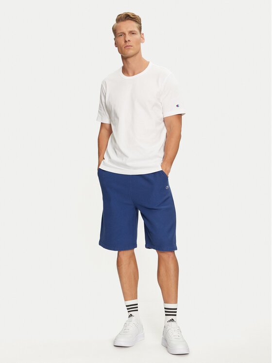 Champion Champion Sporta šorti 218650 Tumši zils Regular Fit