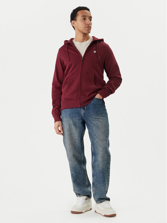 Element Element Felpa Icon Embroidery ELYFT00199 Bordeaux Regular Fit