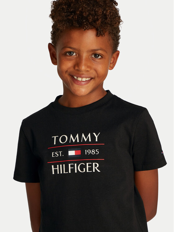 Tommy Hilfiger Tommy Hilfiger Футболка KB0KB09538 D Чорний Regular Fit