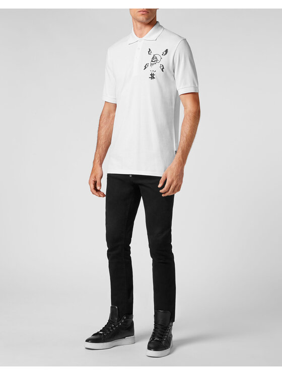 PHILIPP PLEIN PHILIPP PLEIN T-shirt 4253 Bianco Regular Fit