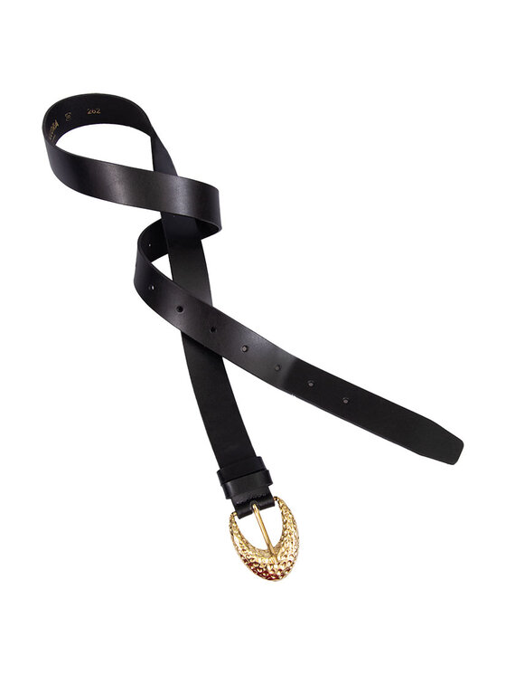 ALLORA BE UNIQUE ALLORA BE UNIQUE Cintura da donna 100% leather Nero