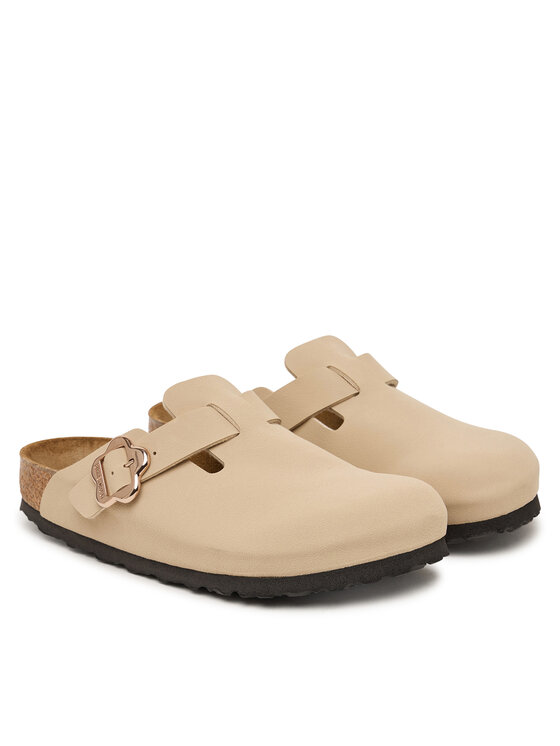Birkenstock Birkenstock Şlapi Boston Flower Buckle 1030630 D Bej