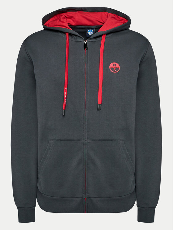 North Sails North Sails Суитшърт 691224 Сив Regular Fit