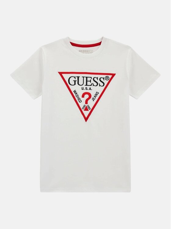 Guess Kids Guess Kids T-Shirt 166551 Bílá Classic Fit
