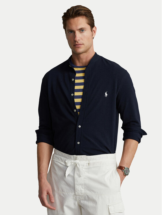 Polo Ralph Lauren Polo Ralph Lauren Πουκάμισο 710742468003 Σκούρο μπλε Regular Fit