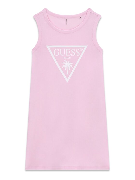 Guess Guess Každodenní šaty J6GK25 JA914 Růžová Regular Fit