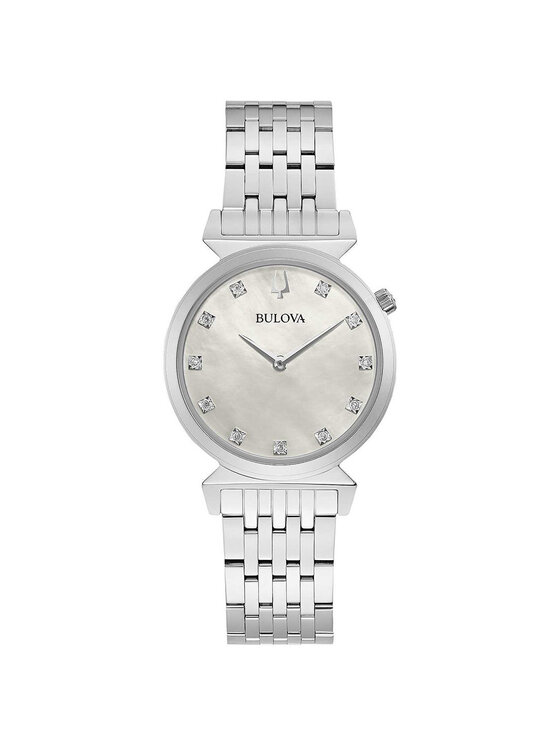 Bulova bulova Zegarek 96P216 Srebrny