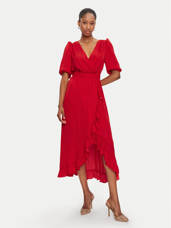 Morgan Morgan Rochie de vară 242-RIALY Portocaliu Regular Fit