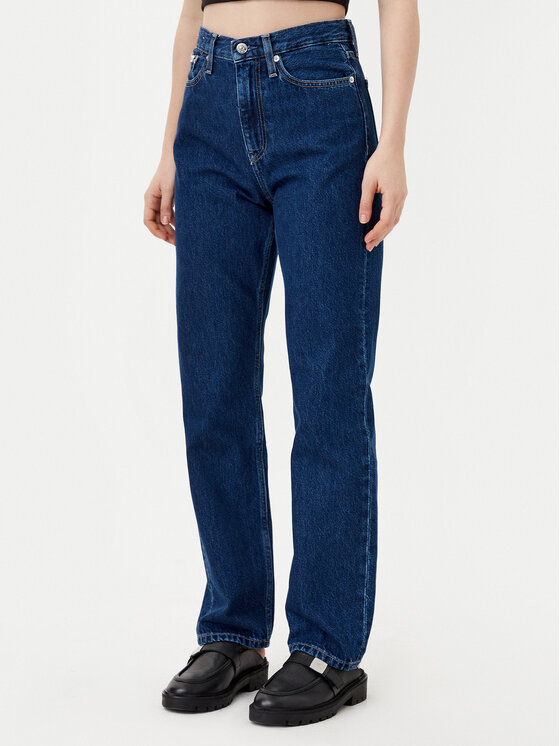 Calvin Klein Jeans Calvin Klein Jeans Τζιν J20J224504 Σκούρο μπλε Straight Fit