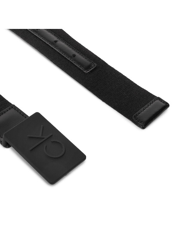 Cintura da uomo 35Mm Ck Debossed Plaque Webbing