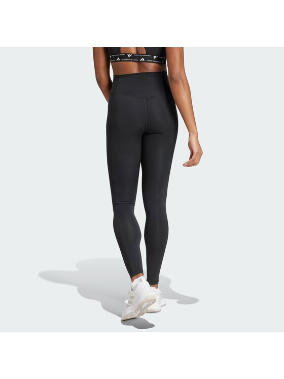 adidas adidas Legginsy Optime Czarny Fitted Fit