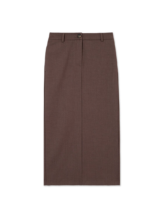 Oltre Oltre Gonna maxi 1063R001628N012 Marrone Regular Fit