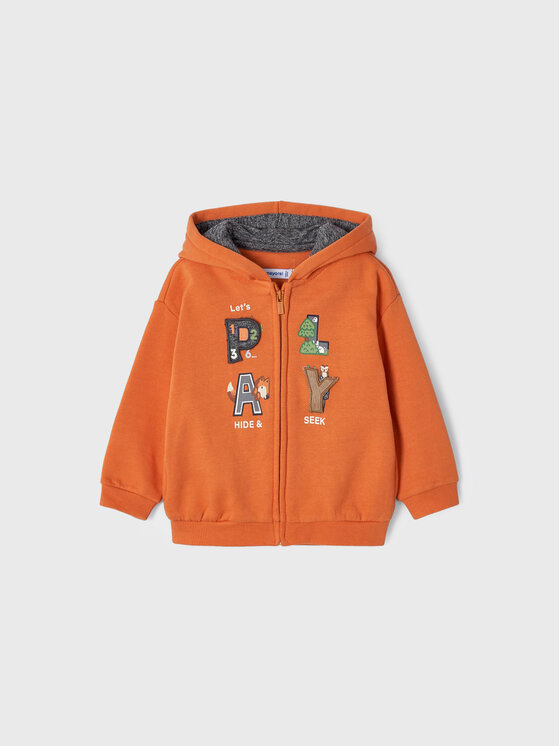 Felpa 2424 Arancione Regular Fit