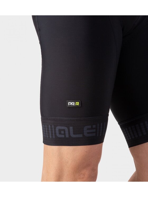 Alé Cycling Alé Cycling Szorty rowerowe PR-R Strada Czarny Fitted Fit