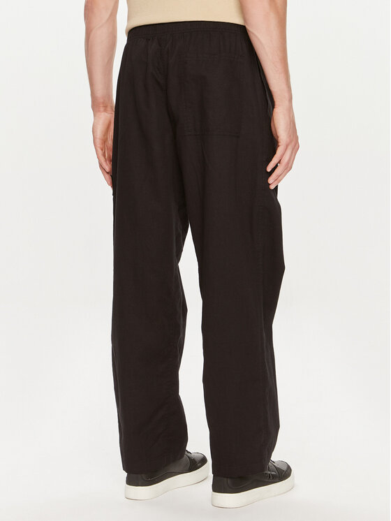 Calvin Klein Jeans Calvin Klein Jeans Παντελόνι υφασμάτινο J30J325126 Μαύρο Regular Fit