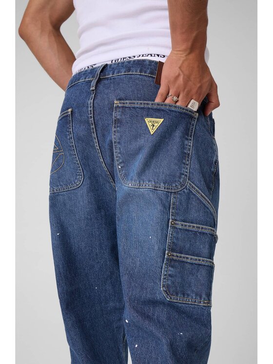 Guess Jeans Guess Jeans Jeansy 183587 Modrá Regular Fit