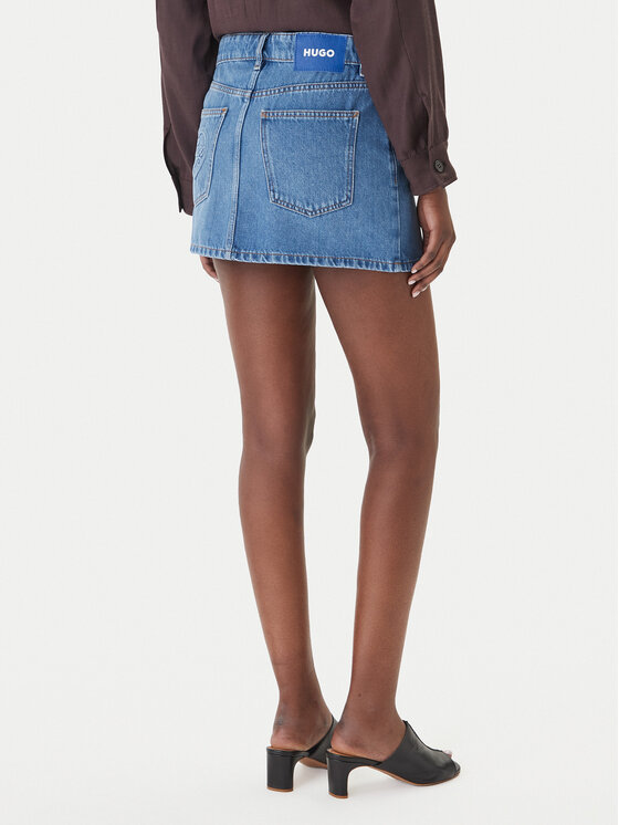 HUGO HUGO Jeansrock Galanie_B 50559551 Blau Regular Fit