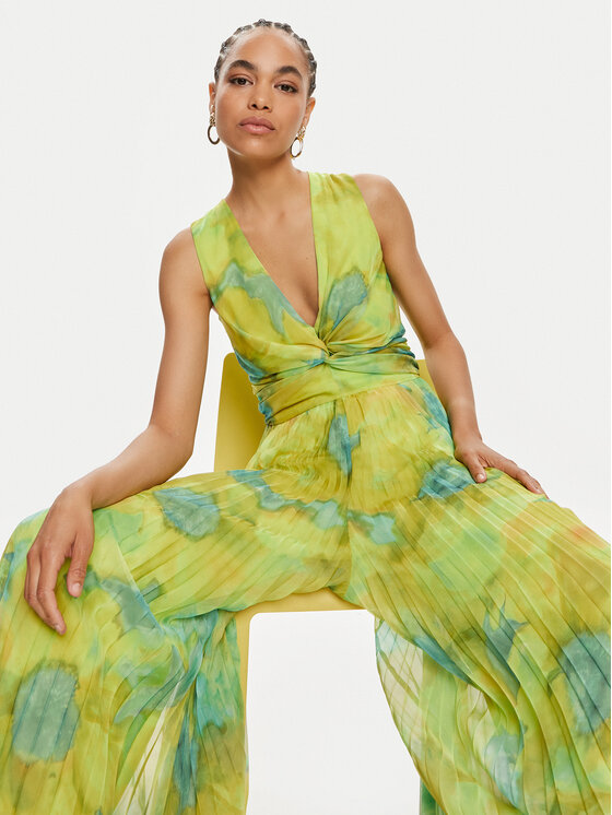 Liu Jo Liu Jo Salopetă CA4434 TS559 Verde Regular Fit