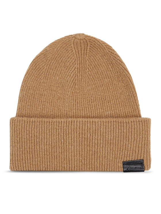 Calvin Klein Calvin Klein Sapka Leather Patch Docker Beanie K50K510978 Zöld
