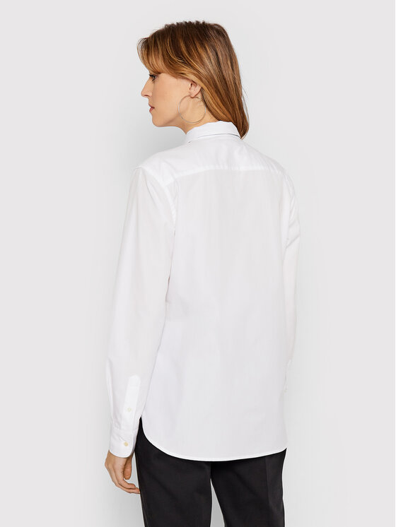 LAUREN RALPH LAUREN Lauren Ralph Lauren Koszula 200817818001 Biały Regular Fit